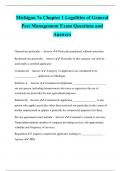 Michigan 7a Chapter 1 Legalities of General Pest Management Exam Questions and Answers