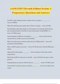AAOS EMT Eleventh Edition Section 1: Preparatory Questions and Answers