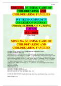 NRSG206,NURSING CARE OF CHILDBEARINGAND CHILDREARING FAMILIES IVYTECHCOMMUNITY COLLEGEOFINDIANA– (Muncie)SCHOOLOFNURSING COURSE SYLLABUs (FALL2022) NRSG206,NURSING CARE OF CHILDBEARINGAND CHILDREARING FAMILIES COURSETITLE:NursingCareofChildbearingandChild