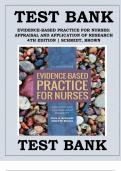 EVIDENCE-BASED PRACTICE FOR NURSES- APPRAISAL AND APPLICATION OF RESEARCH 4TH EDITION SCHMIDT&comma; BROWN