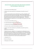HESI EXIT FINAL EXAM QUESTIONS AND DETAILED ANSWERS WITH RATIONALE&colon; EXAM &num;2 EAQ 