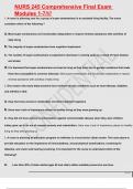 NURS 245 Comprehensive Final Exam Modules 1-7&sol;&sol;&sol;&sol;