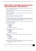 NBCE PT Board &colon; Modalities Trending Questions with Verified Answers   2024 Attained A&plus;&period;