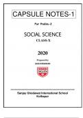 Full summary and notes social science class 10