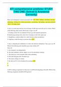ATI comprehensive predictor STUDY THIS ONE &lpar;Solved & Answered Correctly&rpar;