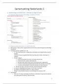 Samenvatting Nederlands C
