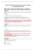 BIOD 151 Module 6 Exam Review Answer Key (Portage  learning)UPDATED 2022 M6: Exam- Requires Respondus LockDown