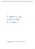 Volledige samenvatting Enterprise Resource Planning  (gedeelte ERP uit Operational Excellence) 2023-2024 