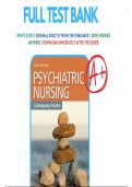 Test Bank For Psychiatric Nursing Contemporary Practice 6th Edition Boyd 9781451192438 &vert; All Chapters with Answers and Rationals
