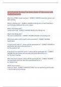 ACCUPLACER Writing Test Study Guide 47 Questions with Verified Answers&comma;100&percnt; CORRECT