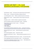 UNITEK LVN TEST 1 - Ch&period; 1&comma;4&comma;24 Questions and Answers&comma; Full semester