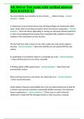 AK Driver Test exam with verified answers 2024 RATED A&plus;