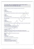 NYS TOW TRUCK ENDORSEMENT PRACTICE TEST 3 QUESTIONS AND ANSWERS 2023-2024