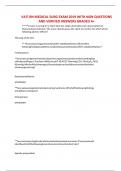 VATI RN MEDICAL SURG EXAM 2019 WITH NGN QUESTIONS AND VERIFIED ANSWERS GRADED A&plus;