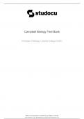 GRADED A+ Test Bank for Campbell Biology 12th Edition by Lisa A. Urry All Chapters 1-56 Complete Questions and Answers