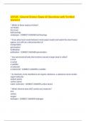 ASVAB - General Science Exam 60 Questions with Verified Answers&comma;100&percnt; CORRECT