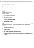 ASWB LCSW (LICENSED CLINICAL SOCIAL WORK) CLINICAL EXAM QUESTIONS WITH VERIFIED ANSWERS