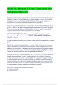 BIOD 151 Module 6 Exam Questions and Solutions 2023&lpar;A&plus;&rpar; 