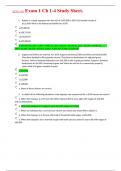   ACNT 1331 Exam 1 Ch 1-4 Study Sheet&period;