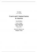 Test Bank for Courts and Criminal Justice in America (Updated Edition) 3rd Edition By Larry Siegel (All Chapters, 100% Original Verified, A+ Grade)