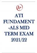 ATI FUNDAMENTALS MID TERM EXAM 2021 With Complete Solutions Questions and Answers