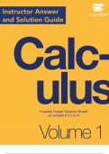 Solutions for Calculus, Volume 1 by OpenStax Strang (All Chapters included)