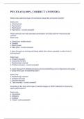 PES Exam Bundle &lpar;100&percnt; correct answers&rpar; Upgraded and Verified 
