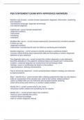 PES STATEMENT EXAM WITH APPROVED ANSWERS&period;