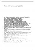 Periop 101 Final Exam 202324 (Actual test 100% verified,highly rated exam)