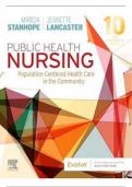 978-0323582247-Test Bank Stanhope: Public Health Nursing: Population- centered Health Care in the community 10th Edition