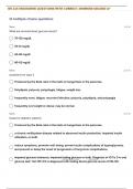 NR 325 ENDOCRINE TEST 1 QUESTIONS WITH CORRECT ANSWERS GRADED A+