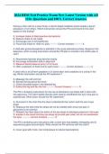 2024 HESI Exit Practice Exam New Latest Version with All  110&plus; Questions and 100&percnt; Correct Answers