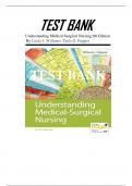 Test Bank Understanding Medical Surgical Nursing 6th Edition Test Bank by Linda S. Williams Paula D. Hopper - All Chapters | Complete Guide 2022 A+