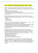 Test - CLM 017 Risk Management Exam &ndash; Q&A
