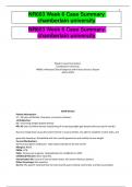 NR603 Week 6 Case Summary chamberlain university 100&percnt; correct