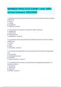BARBER PRACTICE EXAM 1 with 100&percnt; correct answers 2023&sol;2024