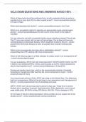 ACLS EXAM QUESTIONS AND ANSWERS RATED 100&percnt;