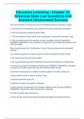 Insurance Licensing - Chapter 15: Arkansas State Law Questions And Answers |Guaranteed Success