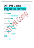 ATI PN Comp  Predictor Review BUN levels - 10-20