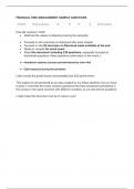 Exam Questions Financial Risk Management