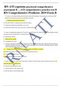 RN ATI capstone proctored comprehensive  assessment B …ATI comprehensive practice test B  RN Comprehensive Predictor 2019 Form B