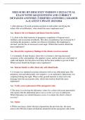 MED SURG RN HESI EXIT VERSION 5 2022&sol;ACTUAL EXAM WITH 160 QUESTIONS AND CORRECT DETAILED ANSWERS &lpar;VERIFIED ANSWERS&rpar; &vert; GRADED A&plus;&sol;LATEST UPDATE 2023&sol;2024