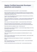 Appian Certified Associate Developer questions and answers