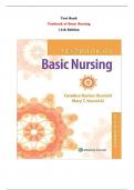 Test Bank For Textbook of Basic Nursing  11th Edition By Caroline Bunker Rosdahl, Mary T. Kowalski |All Chapters,  Year-2023/2024|