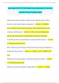 Kyle Epic CLN 251-252 Exam Prep &vert; Questions & Answers Already Passed&vert; Updated 2024