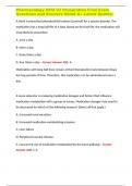 Pharmacology HESI V2 Preparation Final Exam Questions and Answers Rated A&plus; Latest Update&period;