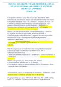 RQI 2024 ACLS HEALTHCARE PROVIDER ACTUAL EXAM QUESTIONS AND CORRECT ANSWERS &lpar;VERIFIED ANSWERS&rpar; &vert;A&plus;GRADE