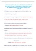 2024 WGU C105 OA EXAM ACTUAL EXAM WITH 150 QUESTIONS AND CORRECT DETAILED ANSWERS WITH RATIONALES &lpar;VERIFIED ANSWERS&rpar; &vert; A&plus;GRADE