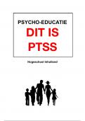 Psycho educatie gericht op PTSS beoordeeld met 7&period;8
