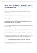 HPHY 325 Lab Exam 1 2024 with 100&percnt; correct answers
